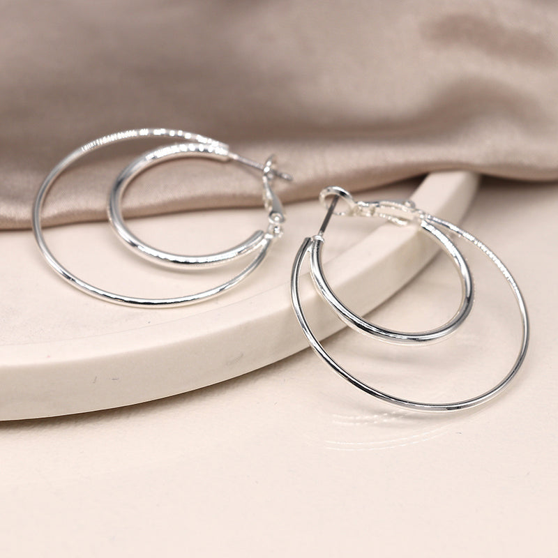 04330 Double Hoop Earrings