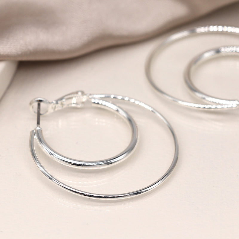 04330 Double Hoop Earrings