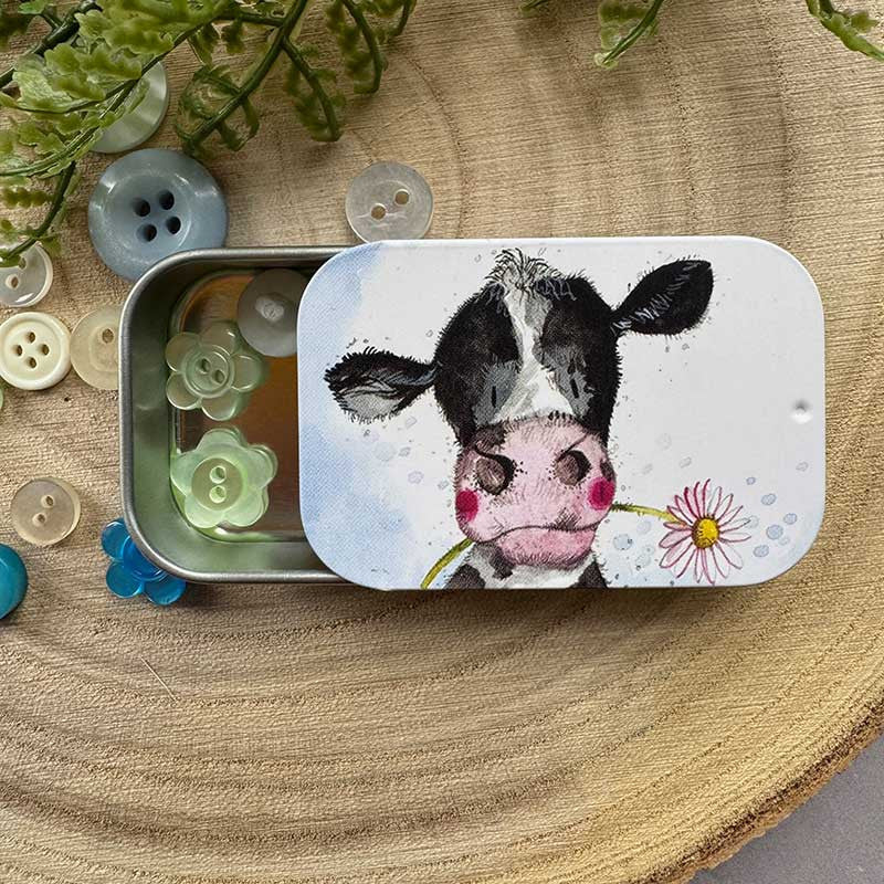 SLT12 Sunshine Cow Small Sliding Tin
