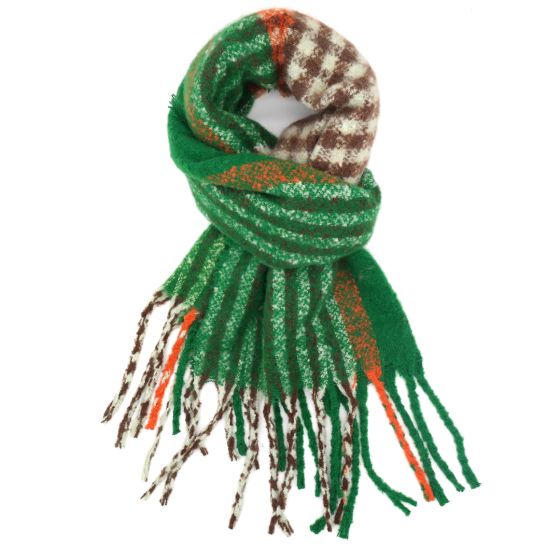 22314 Green Tartan Scarf