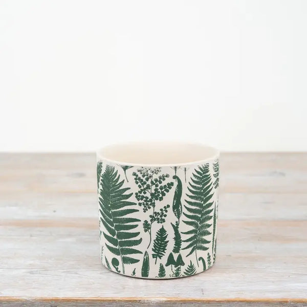 Green Leaf Planter By Gainsborough Giftware