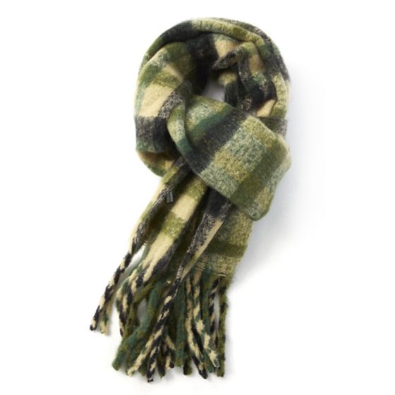 3041 Green Tartan Scarf