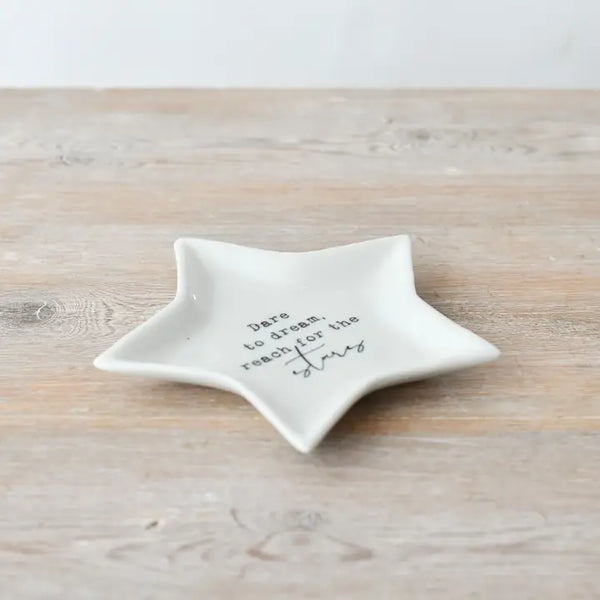 Dare To Dream Star Trinket Dish By Gainsborough Giftware