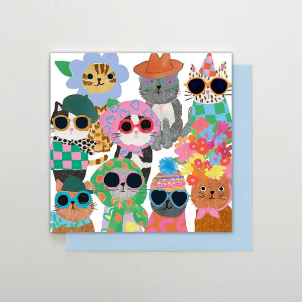 AC18 Cats in Hats Card