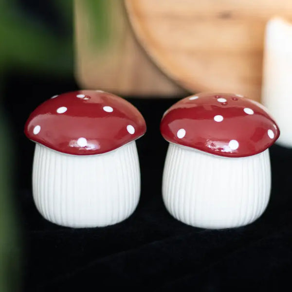 Mushroom Salt & Pepper Shakers By Something Different