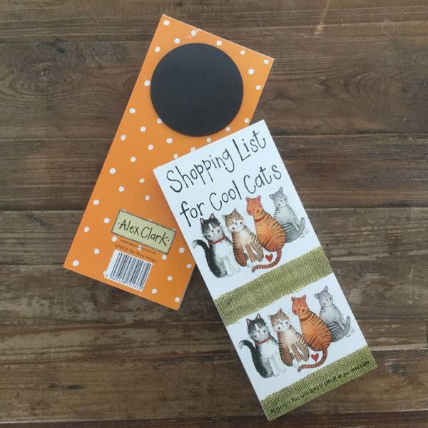 MNP16 Cool Cats Magnetic To Do List By Alex Clark Art