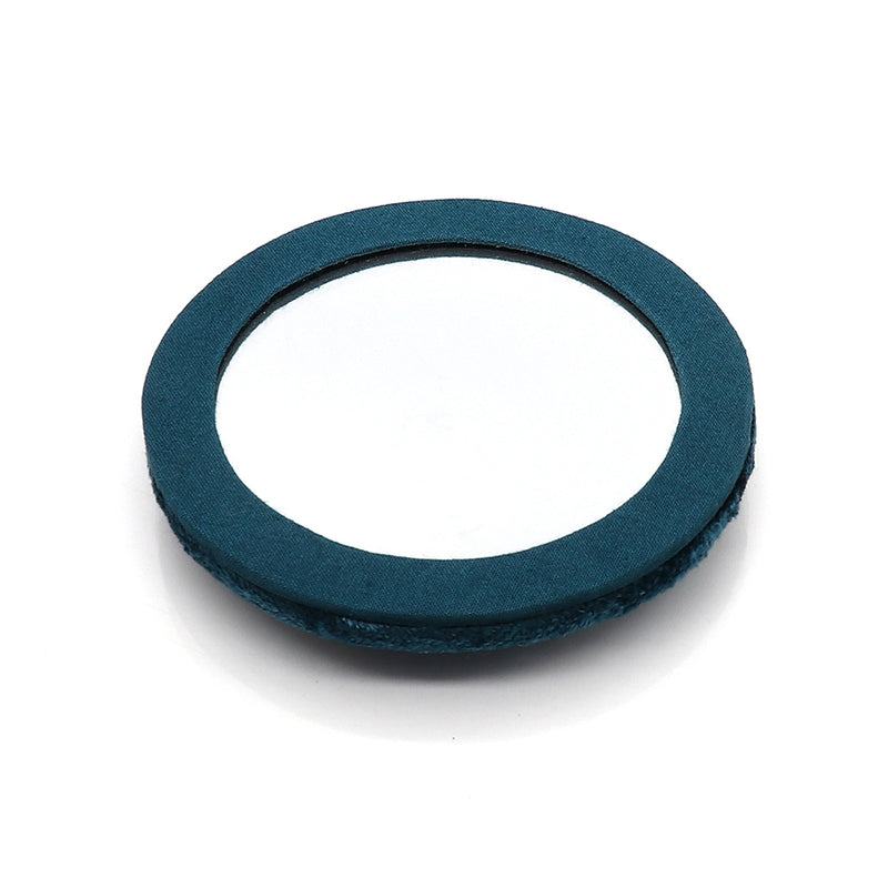 81654 Teal Velvet Otters Compact Mirror By POM