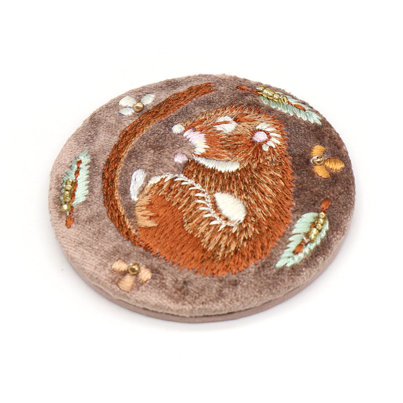 81719 Buff Sleeping Dormouse Mirror By POM