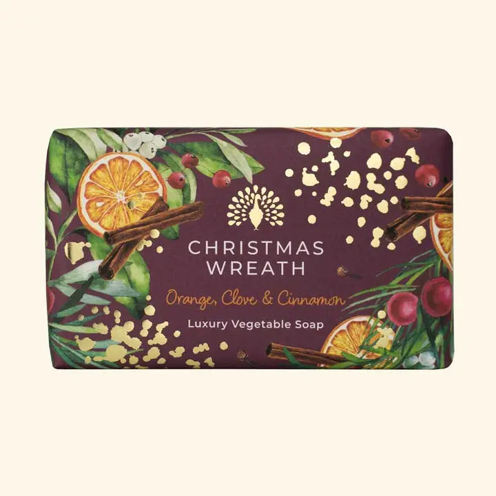 Christmas Wreath Soap By English Soap Company