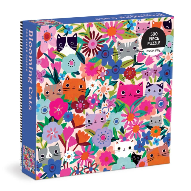 Blooming Cats 500 Piece Jigsaw Puzzle