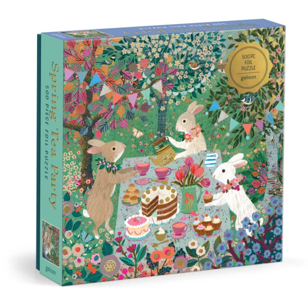 Spring Tea Party 500 Piece Jigsaw Puzzle