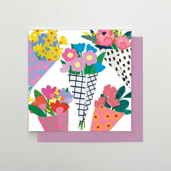 AC15 Bunches Of Flowers Card