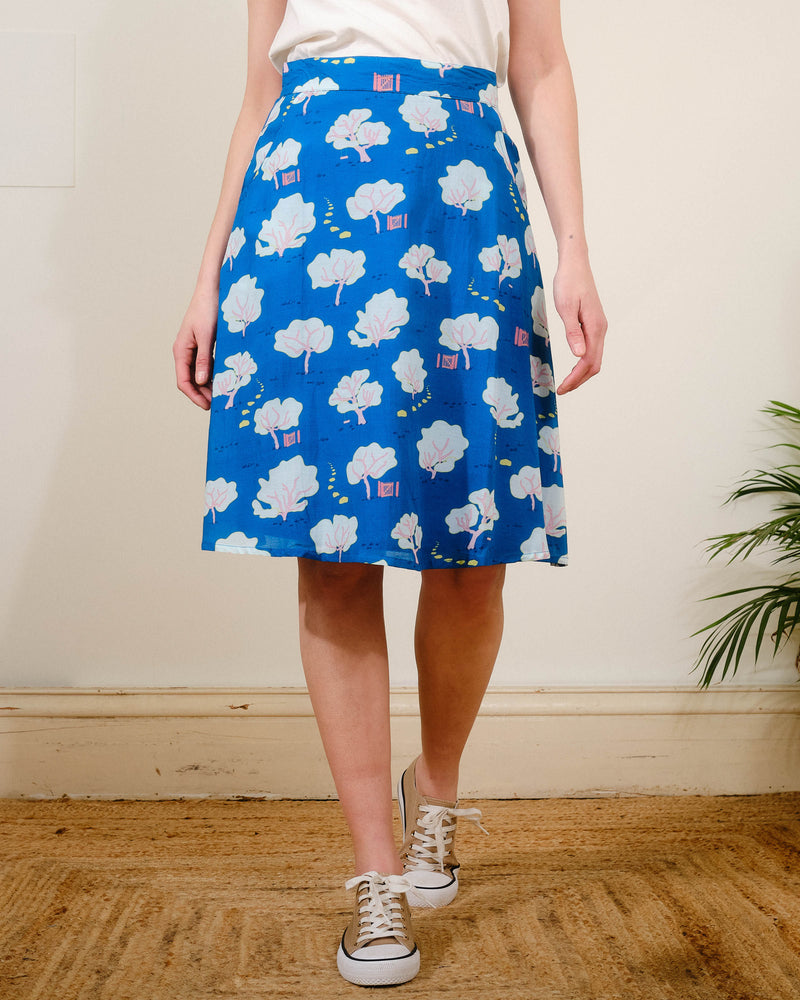 Annabel Skirt in Orchard Print