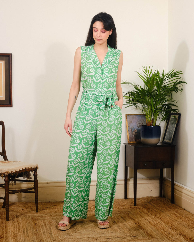 Audrey Jumpsuit in Phlox Print