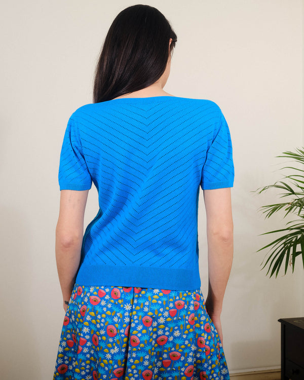 Boatneck in Methyl Blue