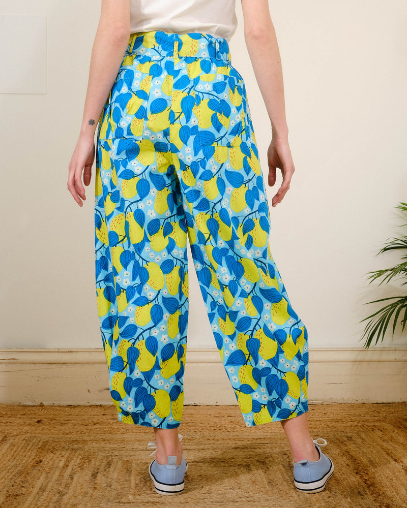Bobbi Trousers in Apple Blossom Print