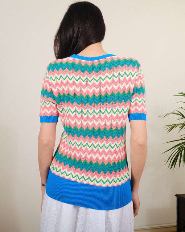Chevron S/S in Methyl Blue