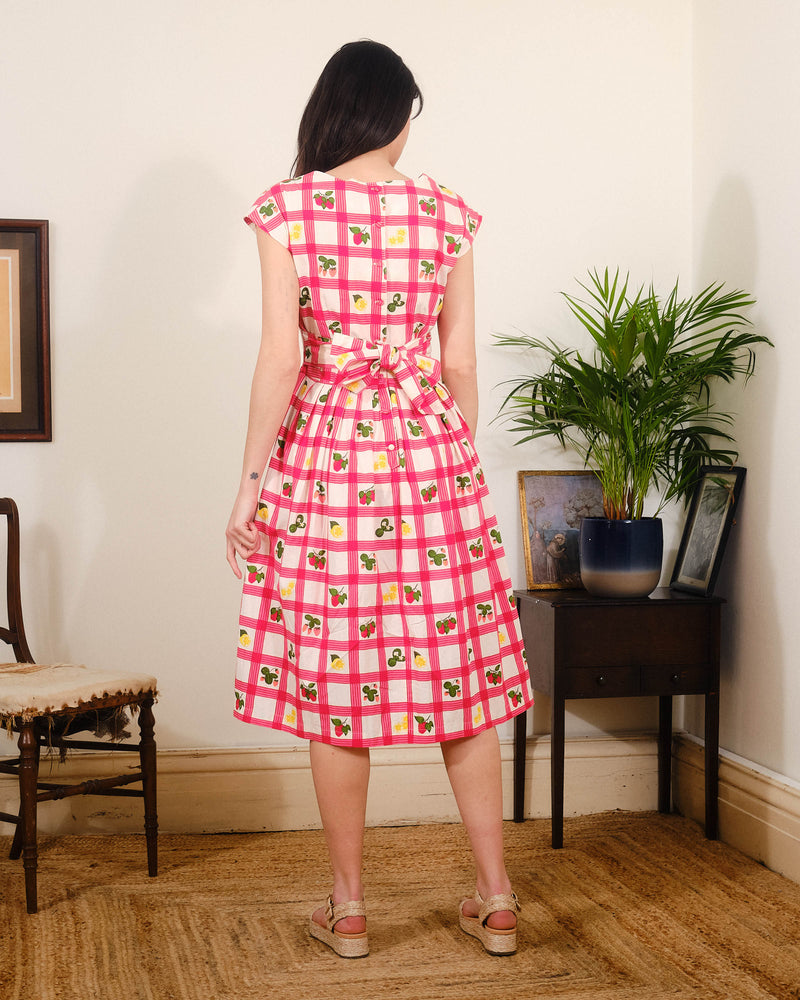 Gina Dress in Picnic Blanket Print