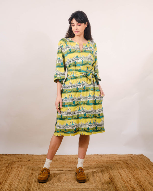 Jill Dress in Pavilion Print