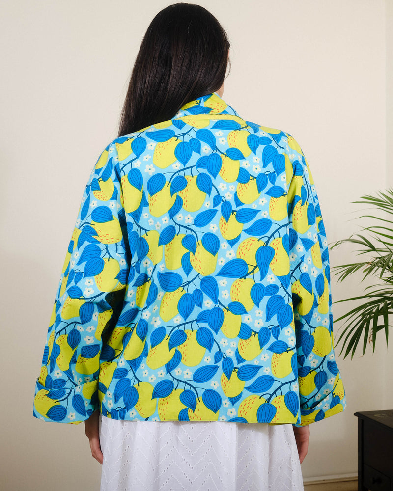 Kimono in Apple Blossom Print
