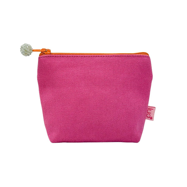 PU394 Hot Pink Plain Mini Purse By Lua