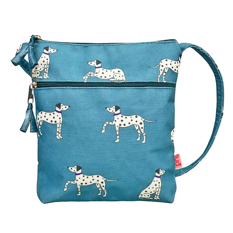 Blue Dalmatian Cross Body Purse By Lua