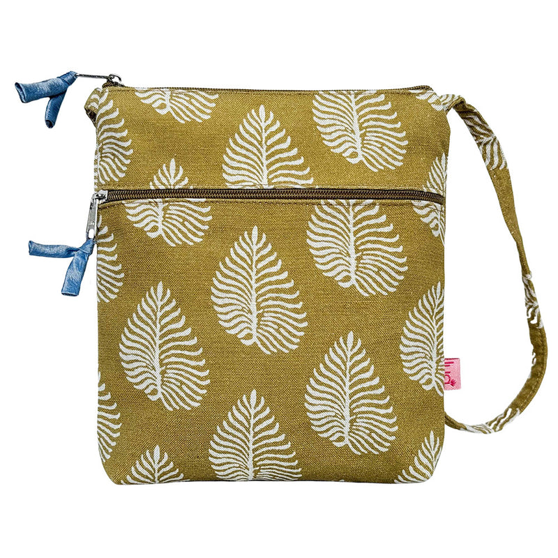 PU397 Cumin Leaf Cross Body Purse By Lua