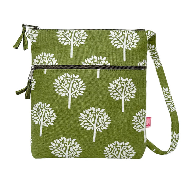 PU397 Green Tree Cross Body Purse By Lua