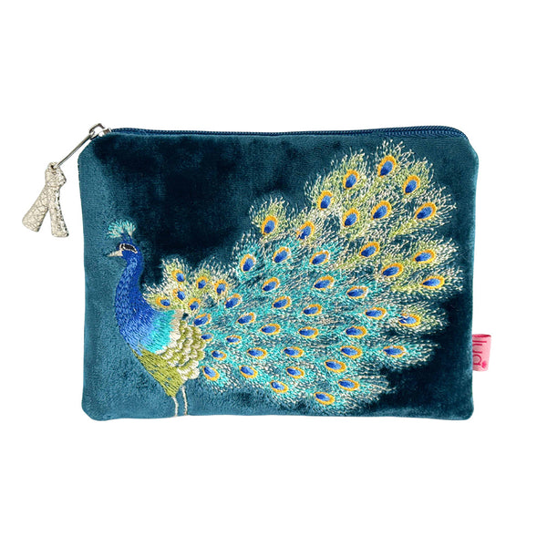 PU524 Dark Turquoise Peacock Purse By Lua