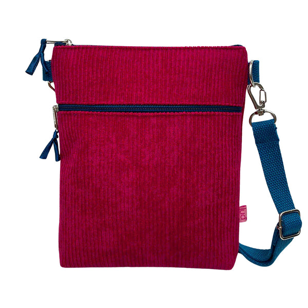 PU918 Red Cord Cross Body Purse By Lua