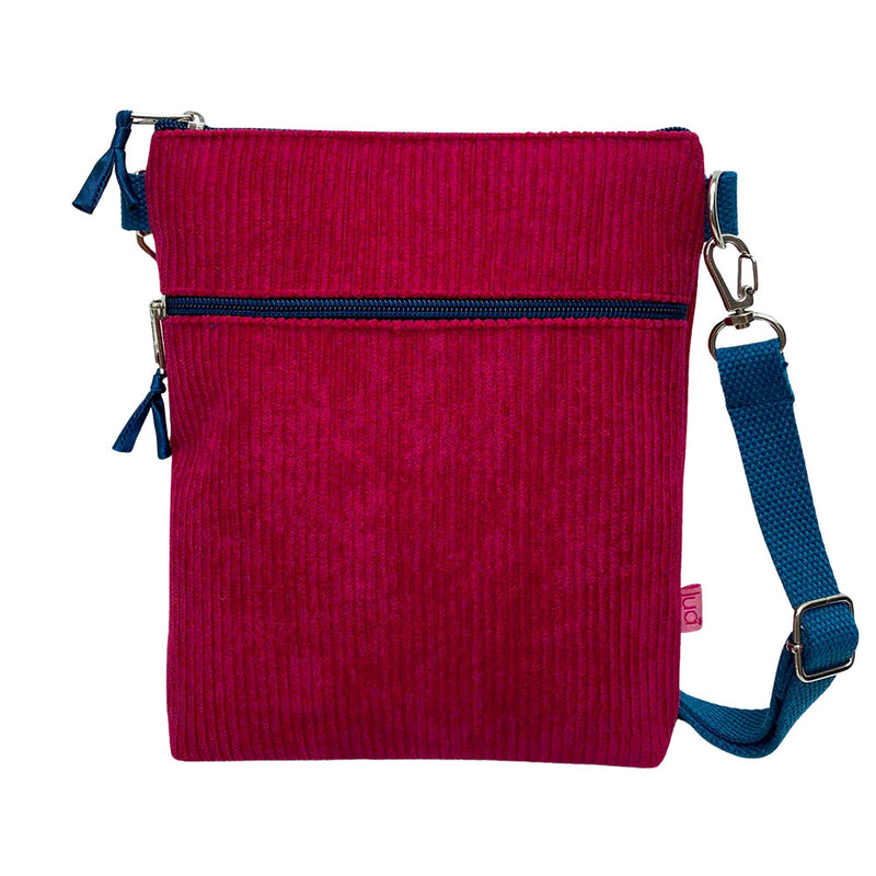 PU918 Red Cord Cross Body Purse By Lua