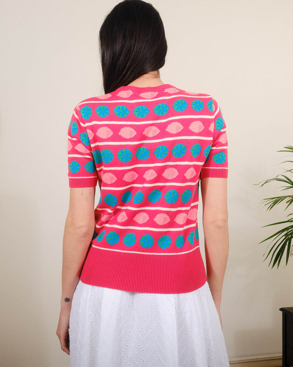 Pink Lemons S/S in Hibiscus