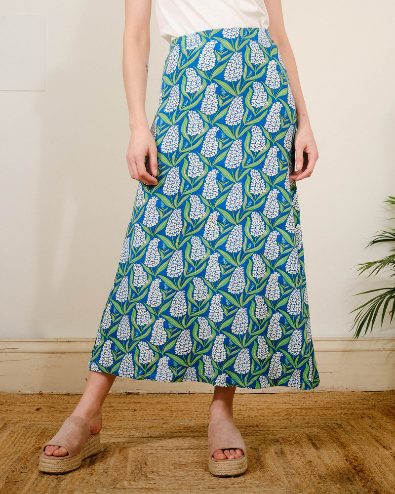 Rosie Skirt in Buddleia Print