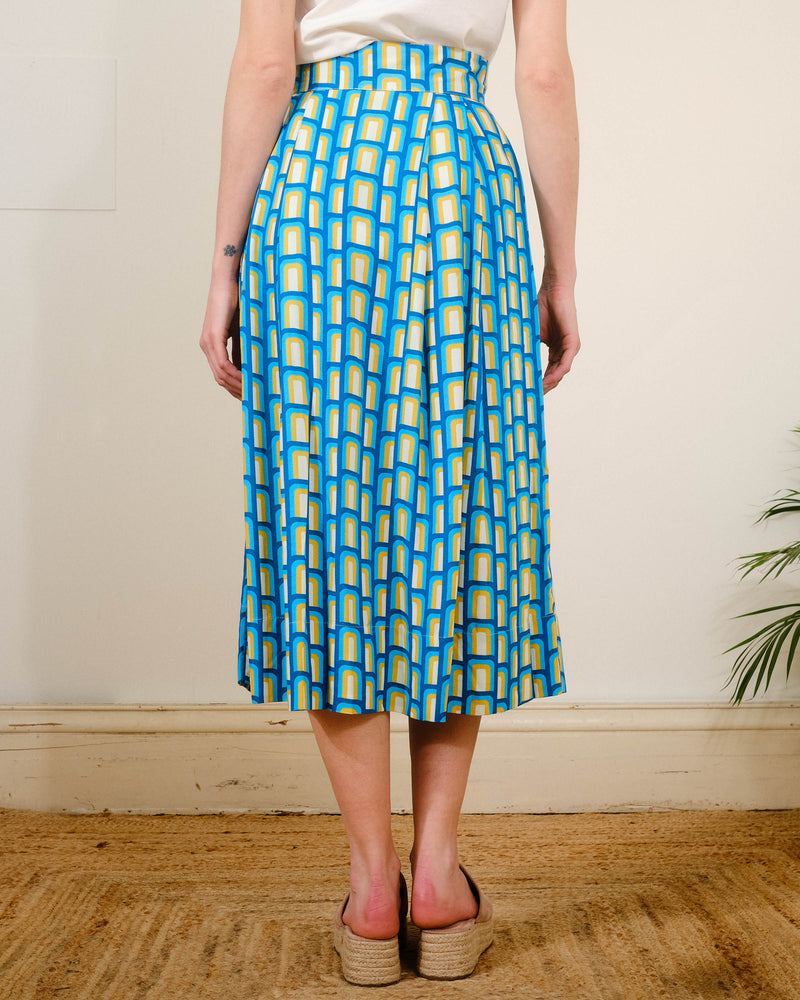 Taylor Skirt in Hove Pier Print