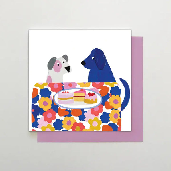 AC04 Dogs & Cake Card