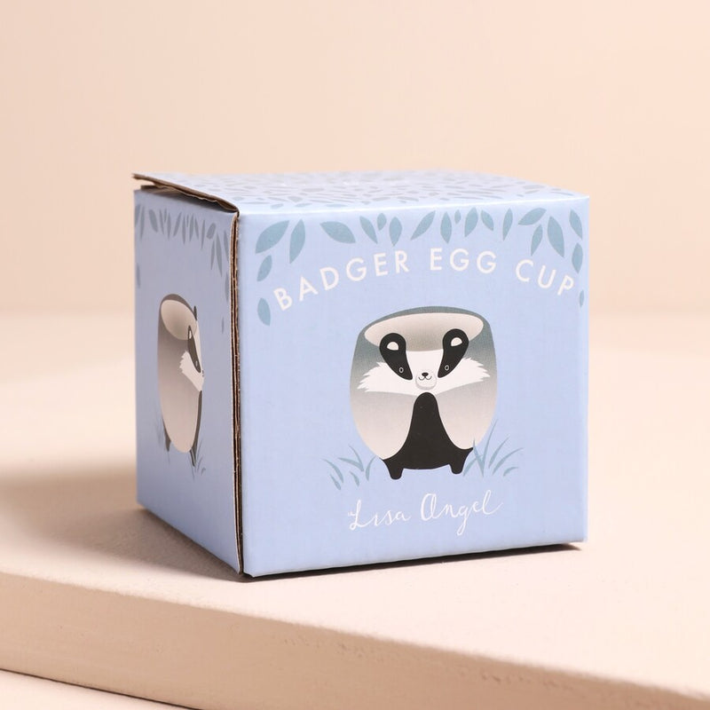 Ceramic Badger Egg Cup