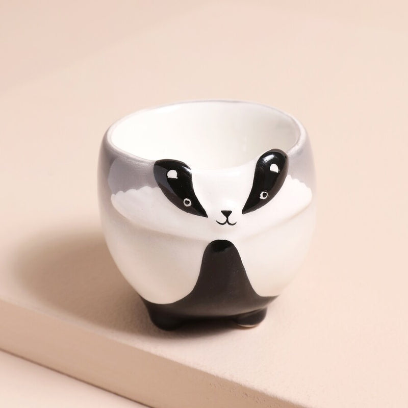 Ceramic Badger Egg Cup