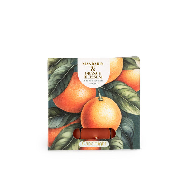 Mandarin & Orange Blossom Tealights (Set Of 9) By Candle Light