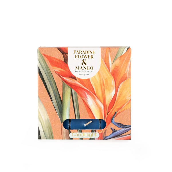 Paradise Flower & Mango Tealights (Set Of 9) By Candle Light