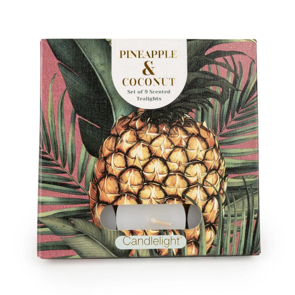 Pineapple & Coconut Tealights (Set Of 9) By Candle Light