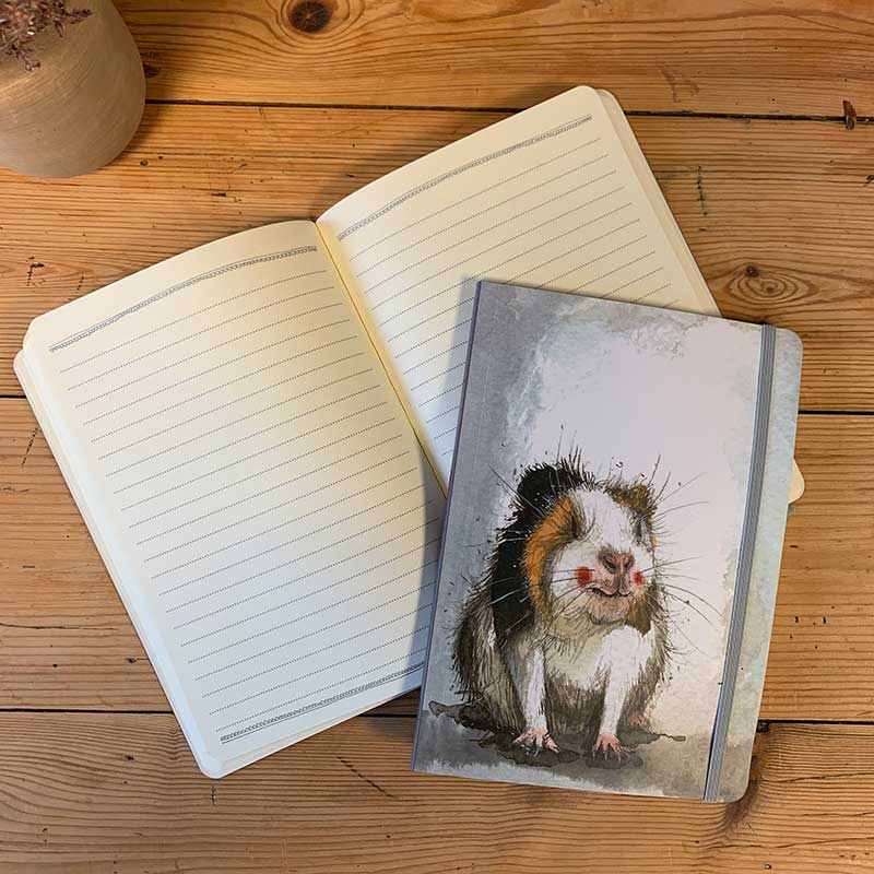 LCN27 Guinea Pig Large Chunky Notebook By Alex Clark Art