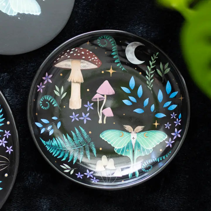 67824 Dark Forest Round Trinket Dish