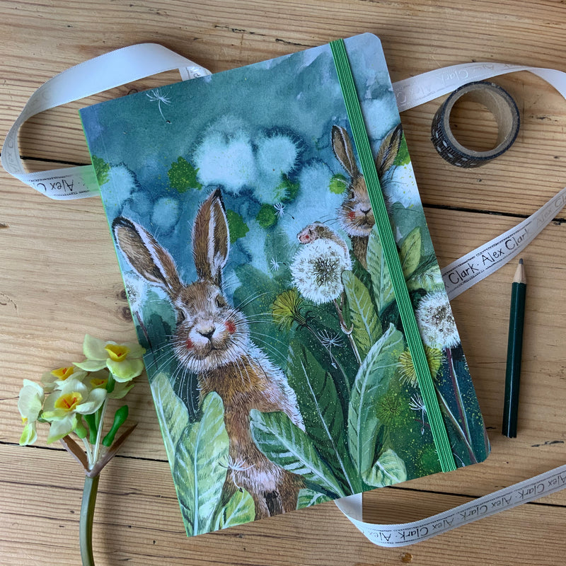 LCN23 Little Rabbits Large Chunky Notebook By Alex Clark Art