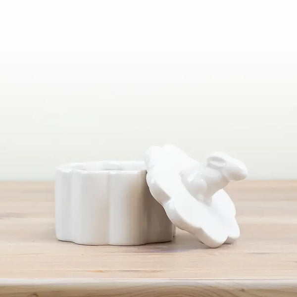 White Rabbit Storage Jar By Gainsborough Giftware