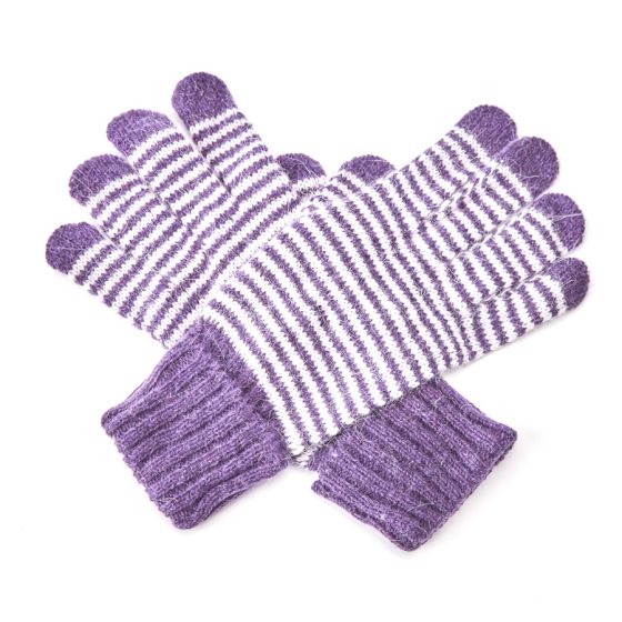 G1939 Purple Stripe Gloves