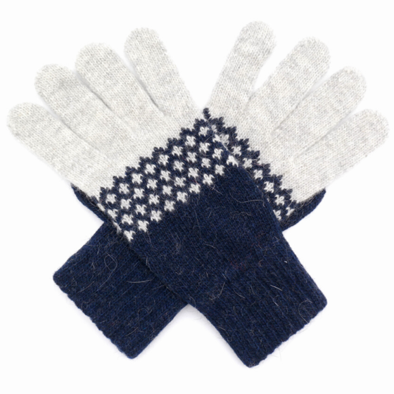 G2203 Navy Grey Gloves