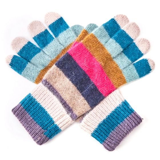 G2207 Blue Stripe Gloves