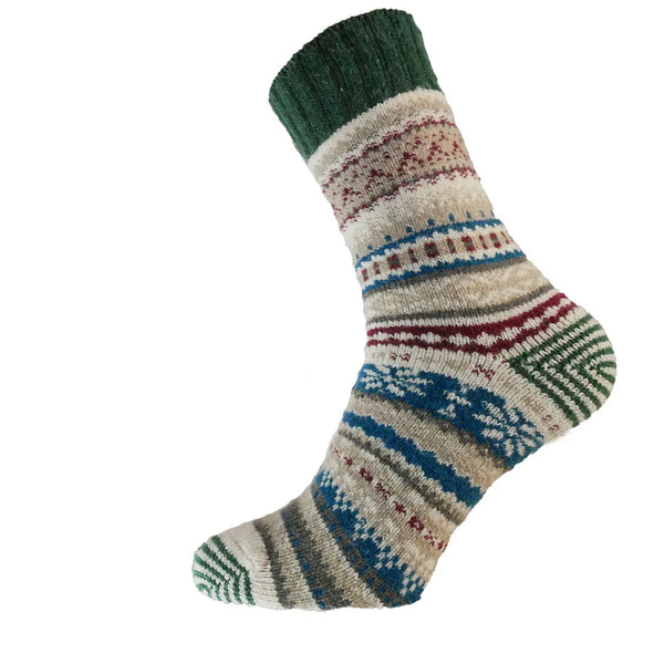 MWS177 Fawn Nordic Wool Blend Socks (UK 7-11)