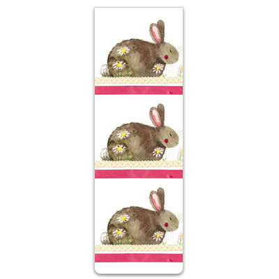 BM50 Rex Bunny Magnetic Bookmark By Alex Clark Art