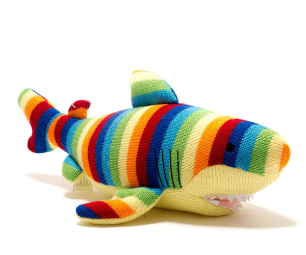 BY4522 Knitted Shark Soft Toy By Best Years